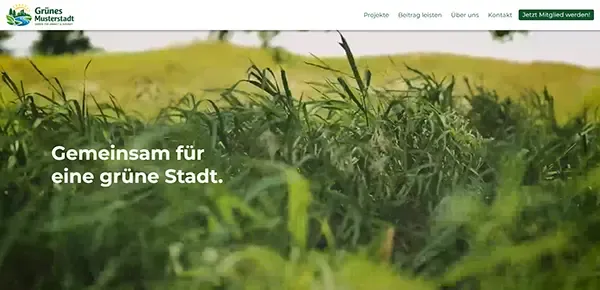 Website-Template Verein für Umwelt- und Naturschutz
