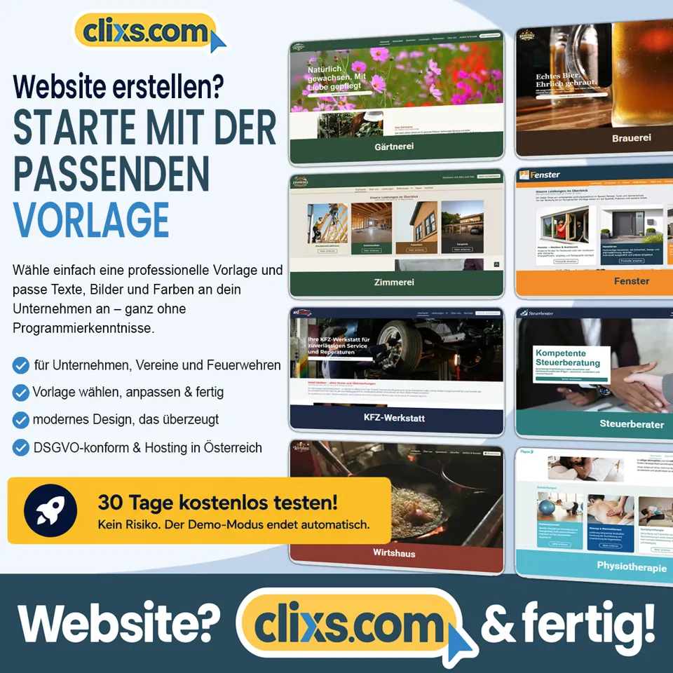 ein Screenshot einer Webseite