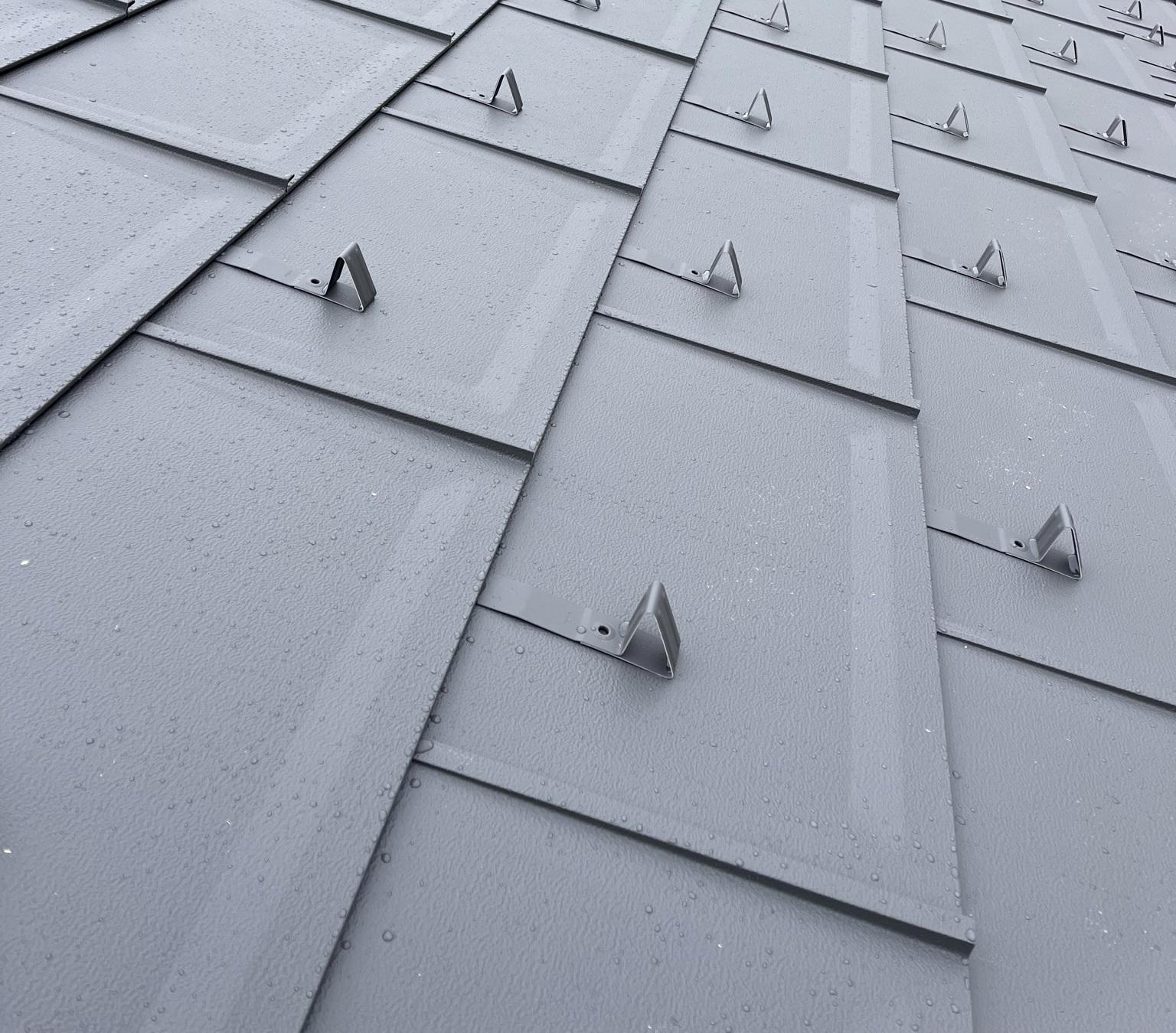 eine Nahaufnahme eines Daches