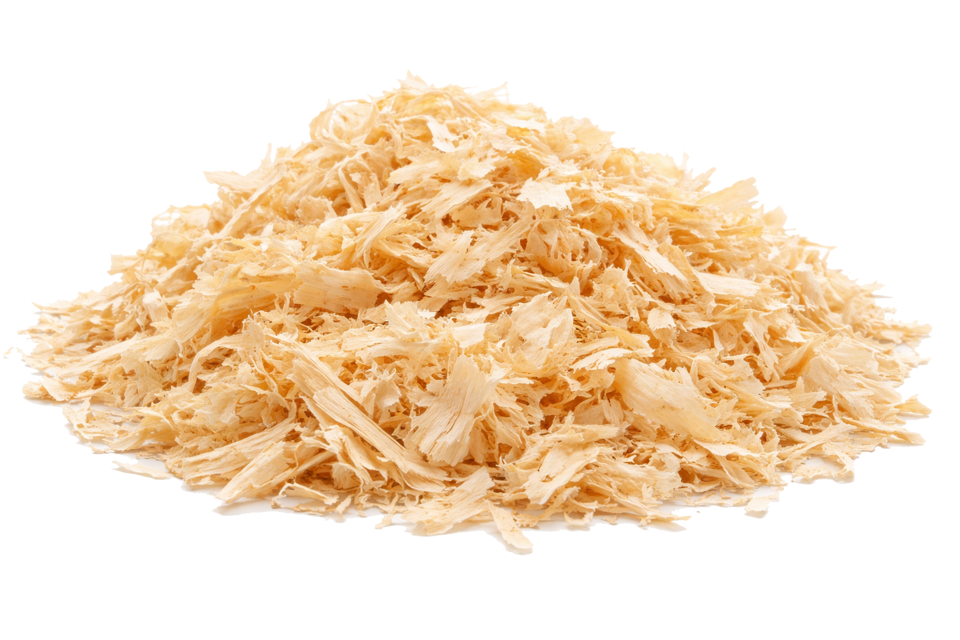 ein Haufen Holzspäne