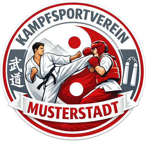 Kampfsportverein Musterstadt Logo